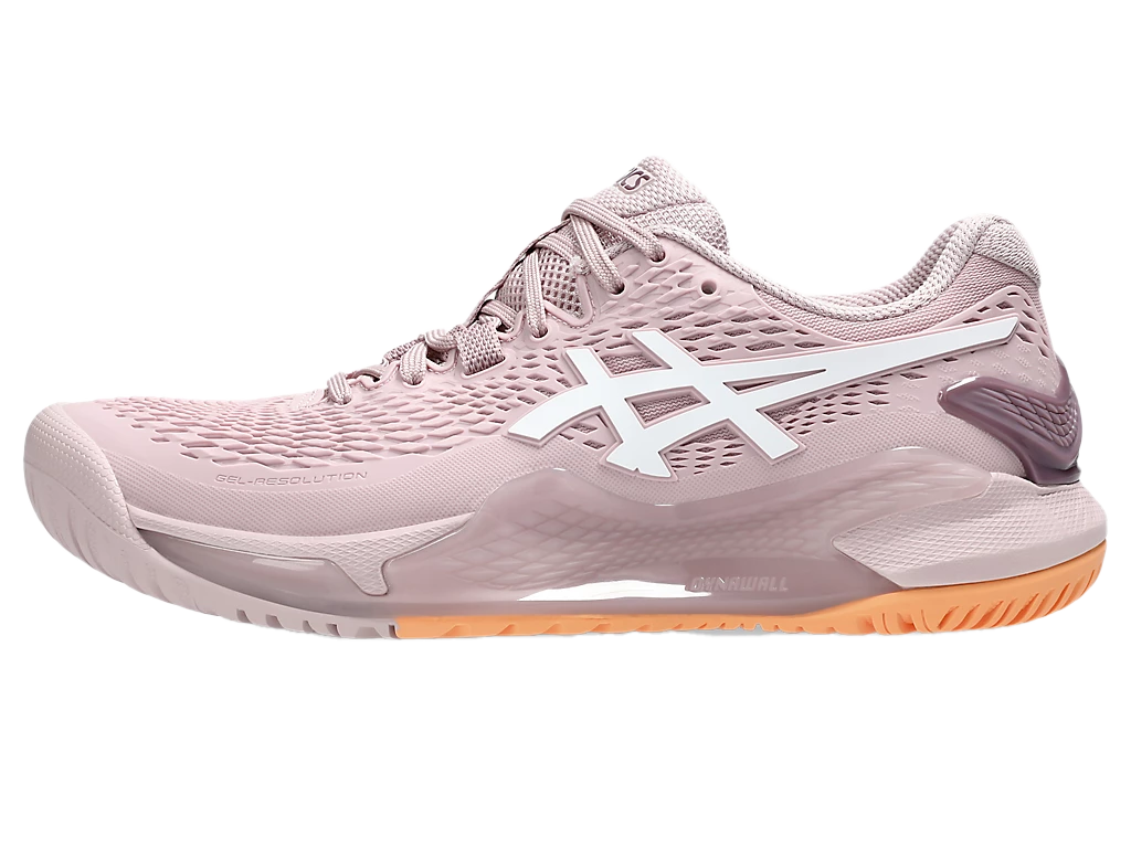 Pickleball Gel-Resolution 9 Watershed Rose / White Shoes (Women)