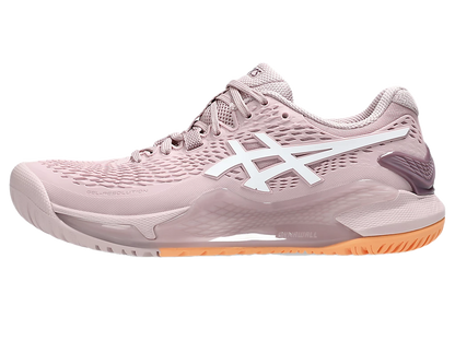 Pickleball Gel-Resolution 9 Watershed Rose / White Shoes (Women)