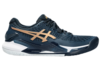 Pickleball Shoes Gel-Resolution 9 French Blue / Pure Gold (Unisex)