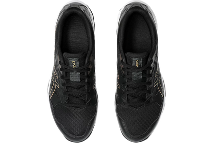 Asics Gel Pickleball Shoes - Rocket 11 Black / Pure Gold (For Men)