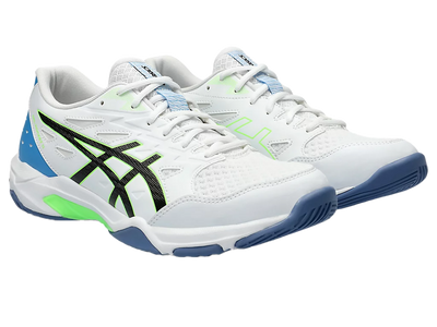 Asics Gel Pickleball Shoes - Rocket 11 White / Lime Burst (For Men)