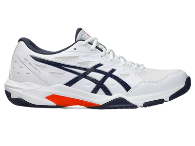 Asics Gel Pickleball Shoes - Rocket 11 White / Indigo Fog (Unisex)
