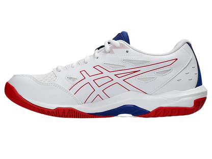 Asics Gel Pickleball Shoes - Rocket 11 White / Asics Blue (Unisex)