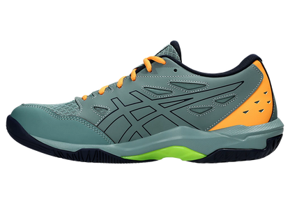 Asics Gel Pickleball Shoes - Rocket 11 Celadon / Safety Yellow (For Men)