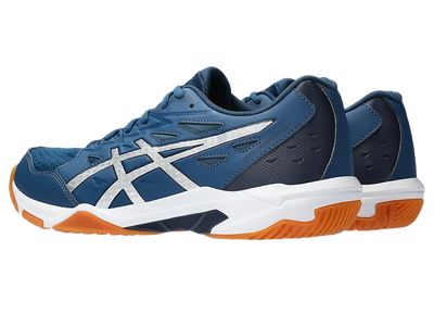 Asics Gel Pickleball Shoes - Rocket 11 Mako Blue / Pure Silver (For Men)