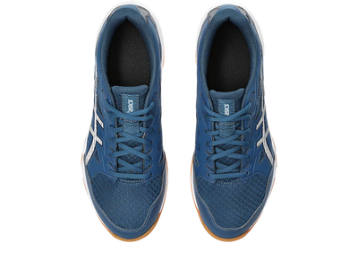 Asics Gel Pickleball Shoes - Rocket 11 Mako Blue / Pure Silver (For Men)