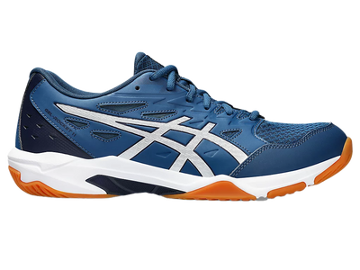 Asics Gel Pickleball Shoes - Rocket 11 Mako Blue / Pure Silver (For Men)