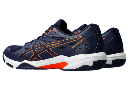 Giày Pickleball Asics Gel - Rocket 11 Peacoat / Shocking Orange (Cho Nam)