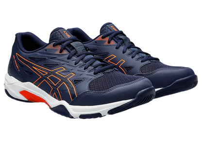 Giày Pickleball Asics Gel - Rocket 11 Peacoat / Shocking Orange (Cho Nam)