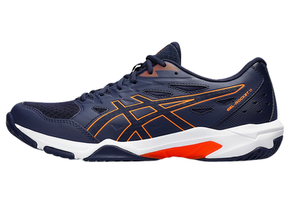 Giày Pickleball Asics Gel - Rocket 11 Peacoat / Shocking Orange (Cho Nam)