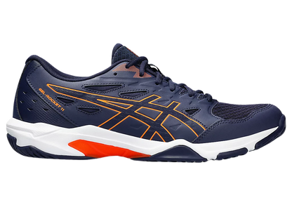 Giày Pickleball Asics Gel - Rocket 11 Peacoat / Shocking Orange (Cho Nam)