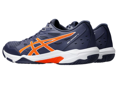 Giày Pickleball Asics Gel - Rocket 11  Indigo Fog / Nova Orange (Cho Nam)