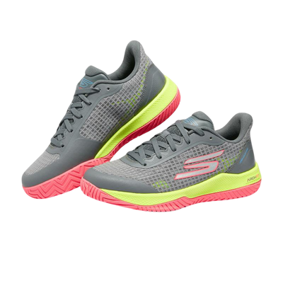 Sketcher GO Pickleball Viper Court Pro Pickleball Shoes (Gray)