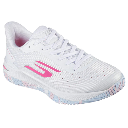 Giày Pickleball Sketcher GO Pickleball Viper Court Pro 2.0 (Hồng Trắng)