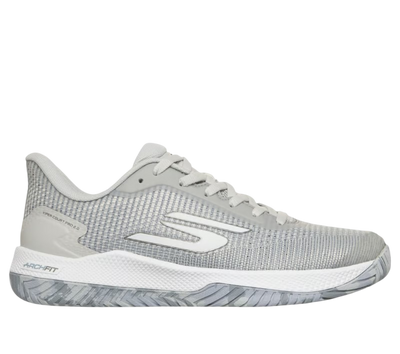 Sketcher GO Pickleball Viper Court Pro 2.0 Pickleball Shoes (Light Grey)