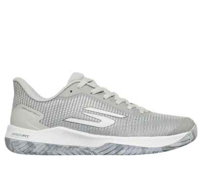 Giày Pickleball Sketcher GO Pickleball Viper Court Pro 2.0 (Xám Nhạt)