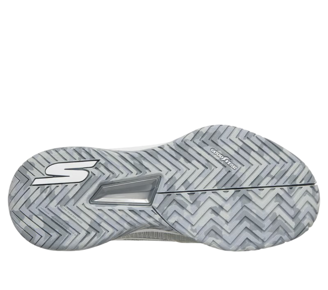 Giày Pickleball Sketcher GO Pickleball Viper Court Pro 2.0 (Xám Nhạt)