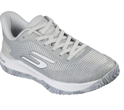 Sketcher GO Pickleball Viper Court Pro 2.0 Pickleball Shoes (Light Grey)