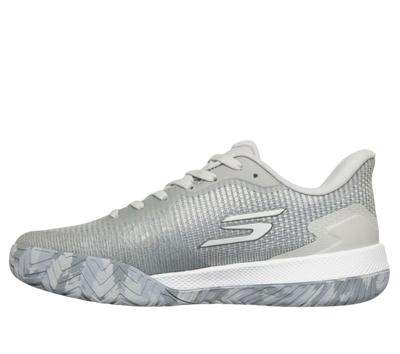 Sketcher GO Pickleball Viper Court Pro 2.0 Pickleball Shoes (Light Grey)