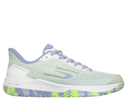 Giày Pickleball Sketcher GO Pickleball Viper Court Pro 2.0 (Trắng Xanh)
