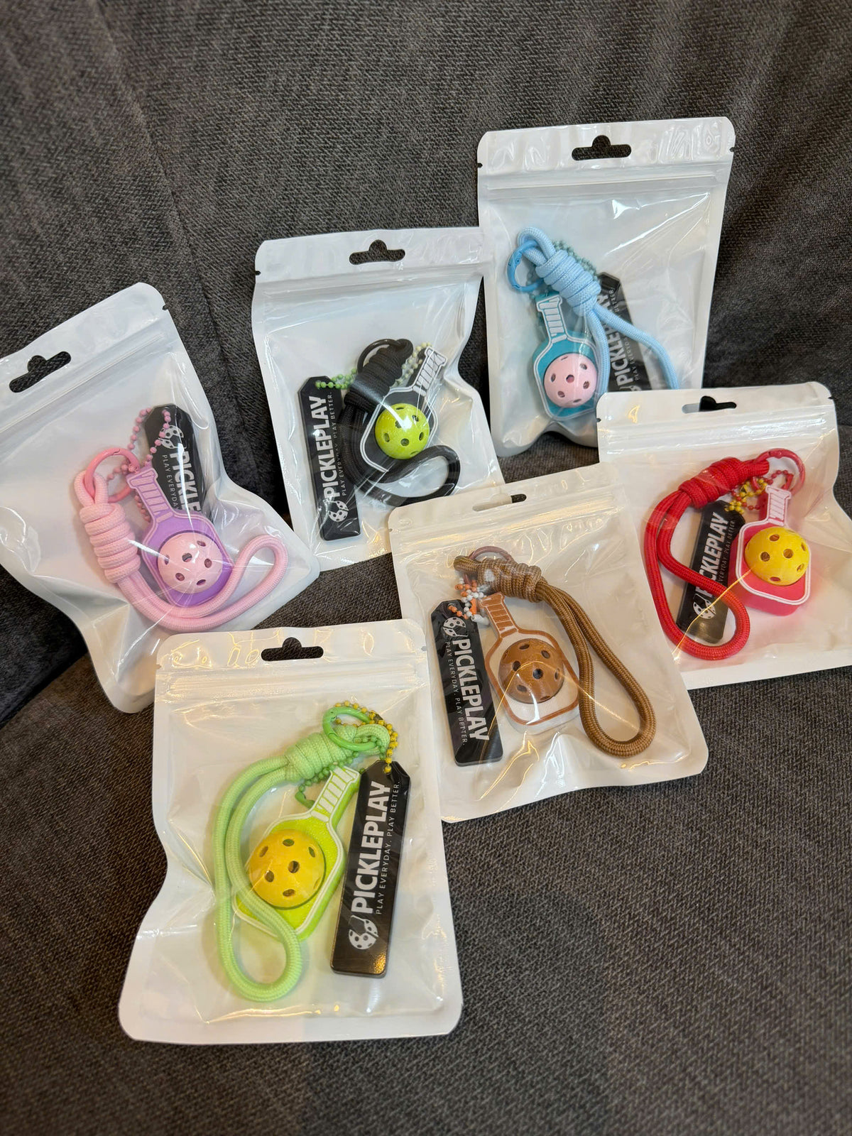 PicklePlay Pickleball Keychain