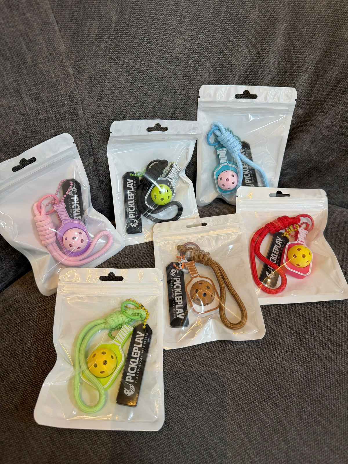 PicklePlay Pickleball Keychain