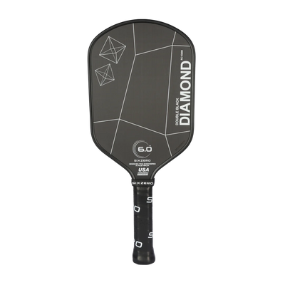 Six Zero Double Black Diamond Control Pickleball Paddle - 15 mm Elongated