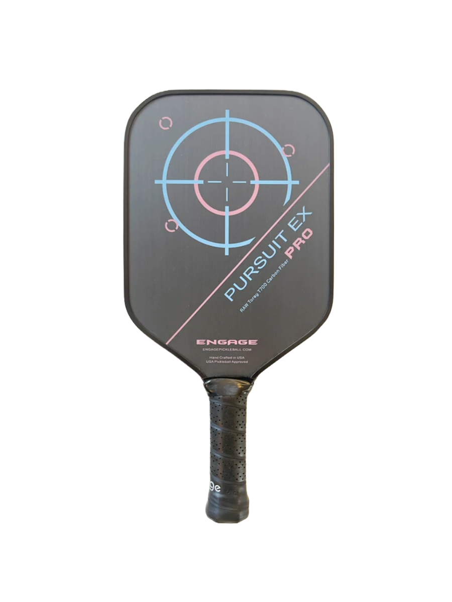 Pickleball racket Engage NEW. Pursuit Pro EX | Raw T700 Carbon Fiber | Standard