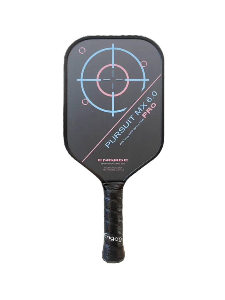 Pickleball racket Engage NEW. Pursuit Pro MX 6.0 | Raw T700 Carbon Fiber | Elongated