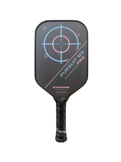 Pickleball racket Engage NEW. Pursuit Pro MX | Raw T700 Carbon Fiber | Elongated