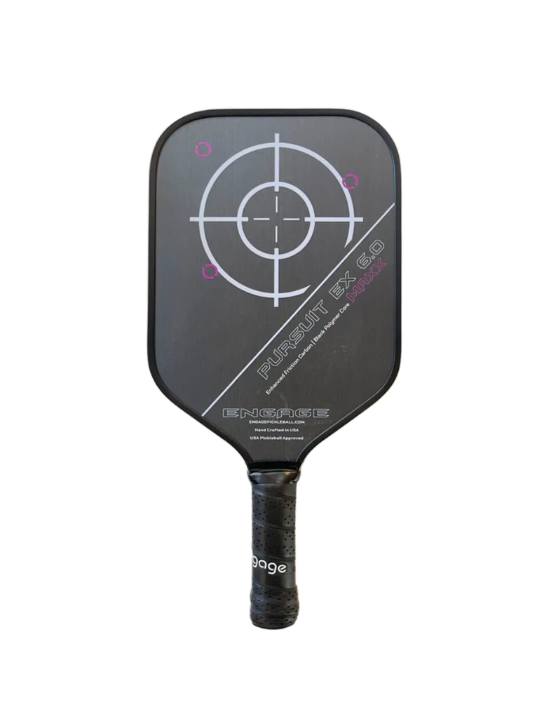 Pickleball racket Engage NEW. Pursuit MAXX MX 6.0 | Enhanced Friction Carbon | Elongated