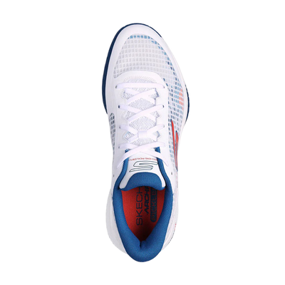 Pickleball Sketcher GO Pickleball Viper Court Pro Shoes (White Blue)