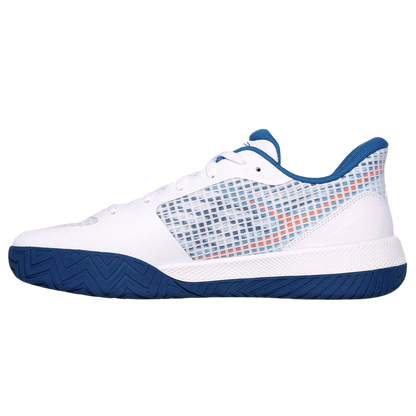 Giày Pickleball Sketcher GO Pickleball Viper Court Pro (Trắng Xanh)
