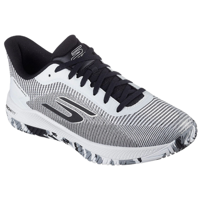 Sketcher GO Pickleball Viper Court Pro 2.0 Pickleball Shoes (White Black)