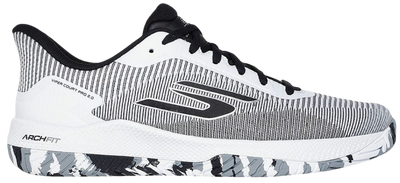 Sketcher GO Pickleball Viper Court Pro 2.0 Pickleball Shoes (White Black)