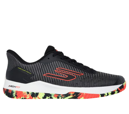 Giày Pickleball Sketcher GO Pickleball Viper Court Pro 2.0 (Đen Cam)