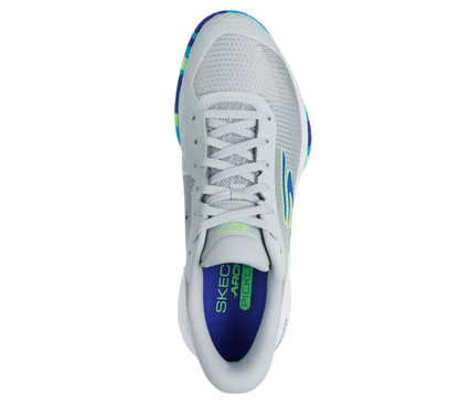 Giày Pickleball Sketcher GO Pickleball Viper Court Pro 2.0 (Xám Xanh Nhạt)