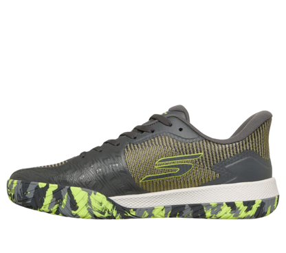 Giày Pickleball Sketcher GO Pickleball Viper Court Pro 2.0 (Vàng Xám)