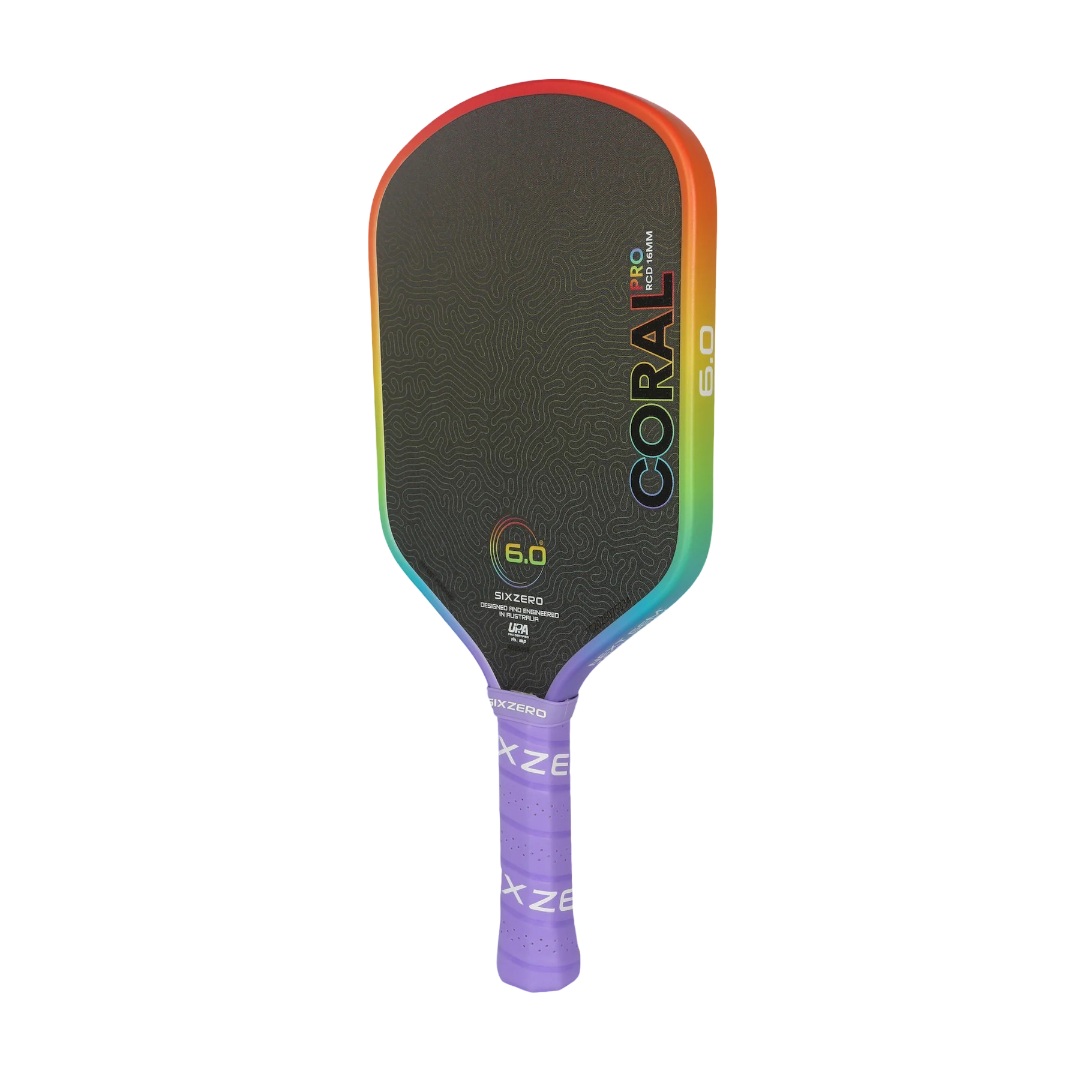 Vợt Pickleball Six Zero Coral Pro Rainbow - Limited Edition