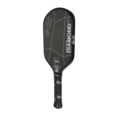 Six Zero Double Black Diamond Control Pickleball Paddle - 15 mm Elongated