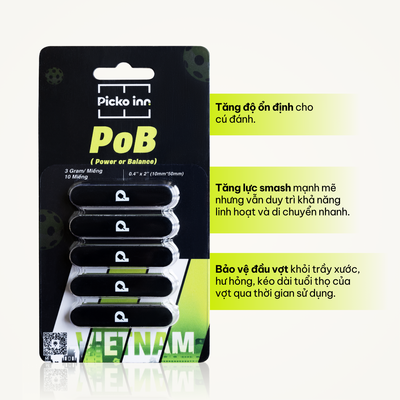 Pickleball Paddle Lead Tape Picko Inn Power or Balance (PoB)
