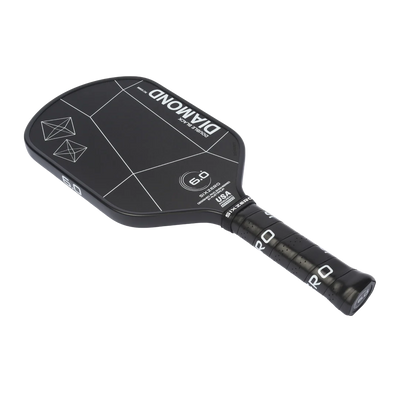 Six Zero Double Black Diamond Control Pickleball Paddle - 15 mm Elongated