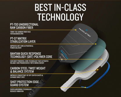Pickleball racket Paddletek Bantam GTO-C