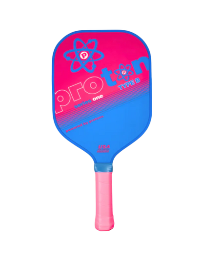 Proton Series 1 Pickleball Racket - Type B - ALL POP (Square Paddle)