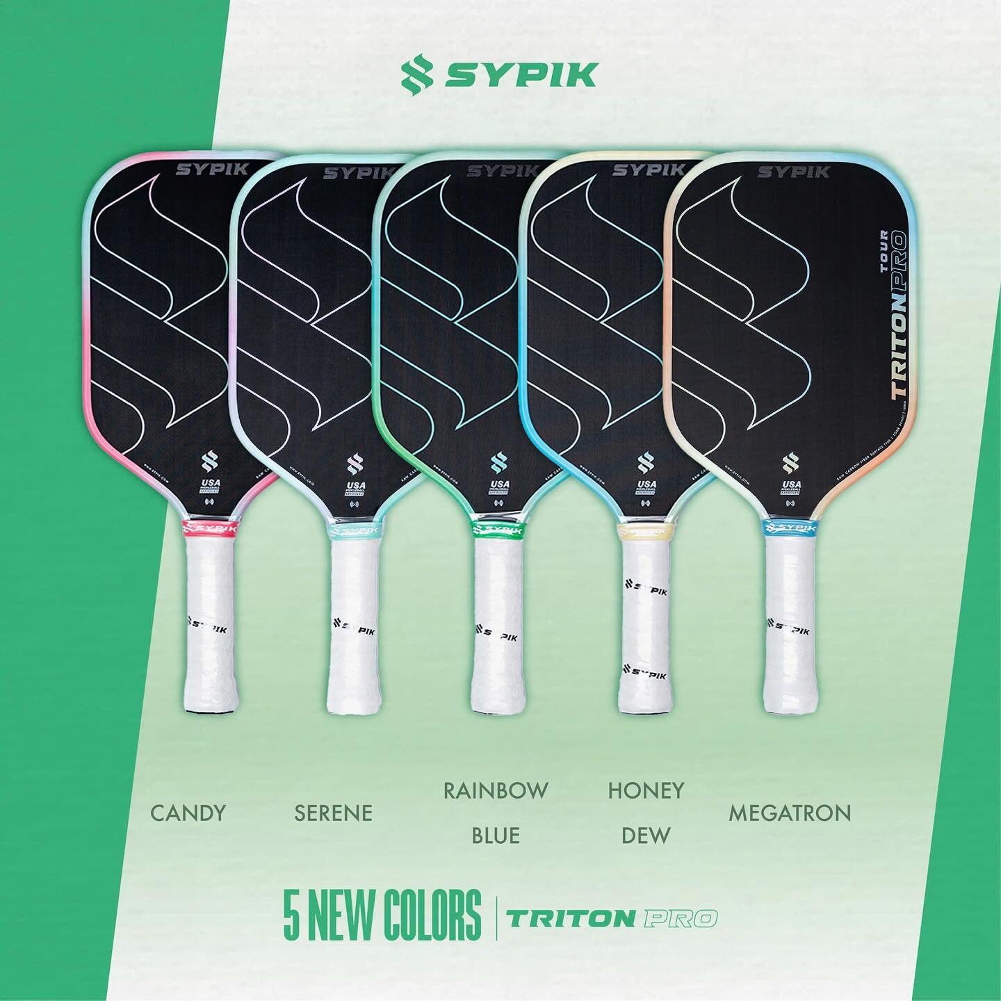 Sypik Triton Pro Tour Pickleball Racket (New Colors)