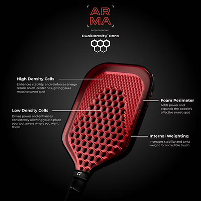 HOLBROOK Arma Pickleball Racket: Metallic T