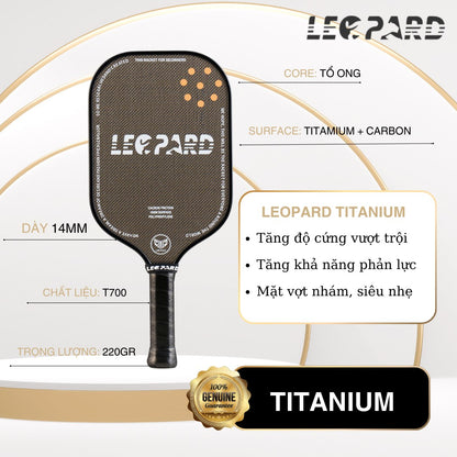 LEOPARD Titanium Pickleball Racket