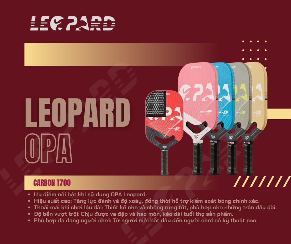 LEOPARD OPA Pickleball Racket