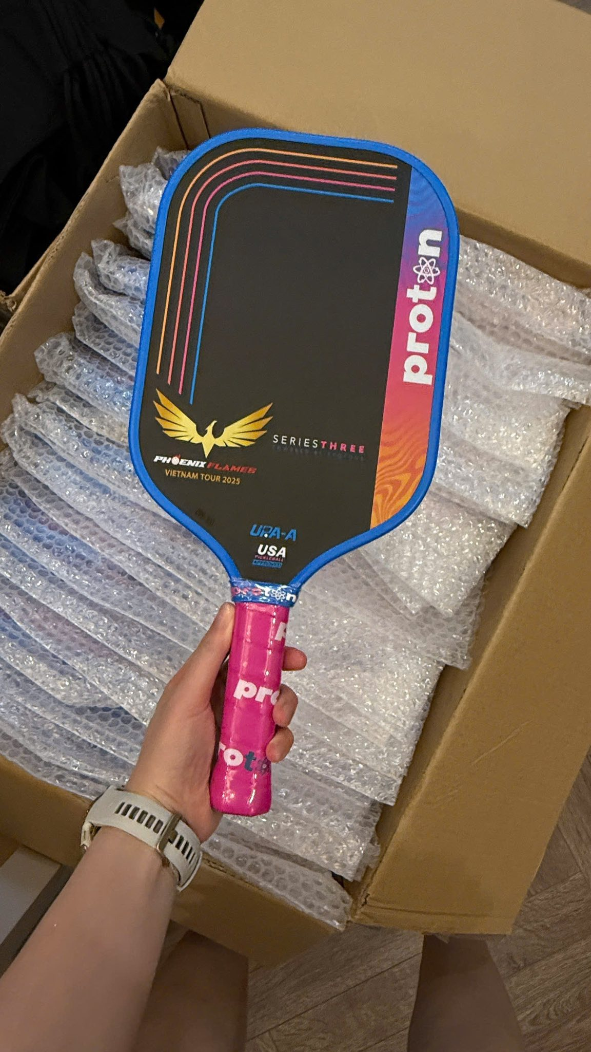 Proton Series Three Limited Edition Pickleball Racket - Phoenix Flames Vietnam Tour 2025