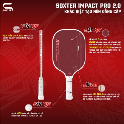 Pickleball Soxter Impact Pro 2.0 racket